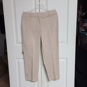 Ann Taylor slacks/ capri w/ zippered ankles